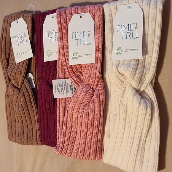 Time and Tru Accessories - COPY - NWT Bundle of 4 Head Wraps/Bands